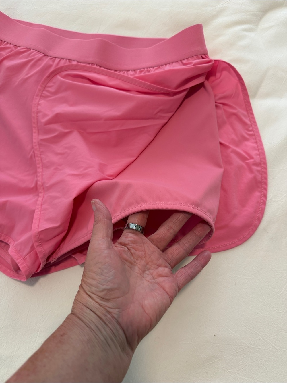 SSYS Women’s Pink Athletic Running Shorts. Size L - Picture 2 of 6